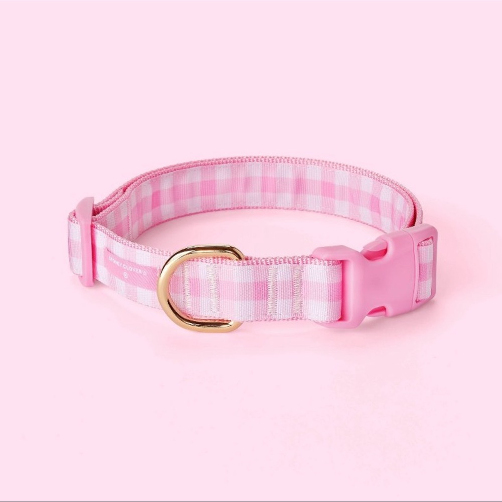 NWT Stoney Clover Lane x Target Pink Dog Collar Size Large 🎀🐶 Limited Ed…